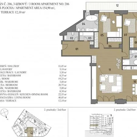 Spacious In City Centre, 155m2 Appartement *